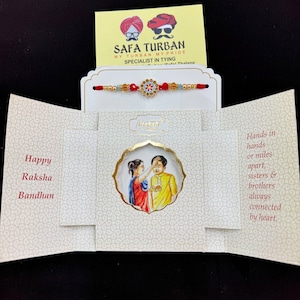 Rakhi for Men- Raksha Bandhan- Rakhri-  Rakhi For Brother | Rakhi with card | Rakhi with message | Rakhi Gift