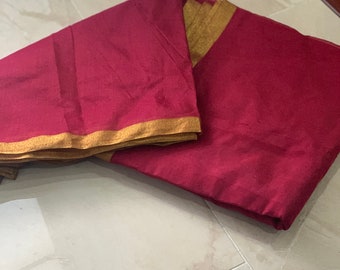 Men's Traditional Turban Fabric/Safa/Pagdi/Pheta Cloth (Maroon, Peach) for Barati/Groom/Social Occasion