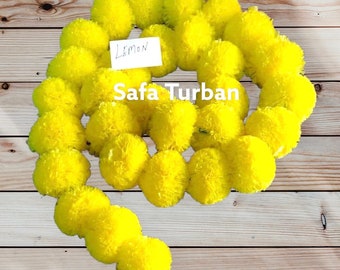 Guirlandes de fleurs duveteuses pour la décoration (vendues par sac - 5 ficelles par sac)
