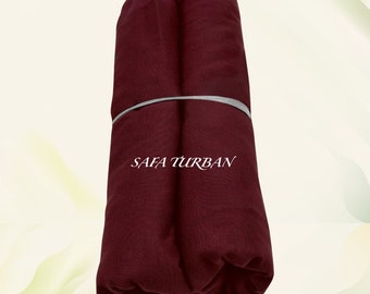 Sikh Turban- Maroon (Full Voile and Rubia(Medium)/Half and Half Voile), Sikh Turban, Turban Fabric