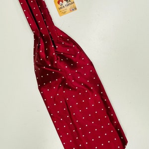 Silk Cravat Woven II Ascot Tie II Pocket Square image 3