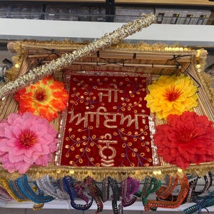 Indian Wedding Accessories-Multi Colour   Chajj/Chaaz for Jaggo Function (Bride/Groom family)