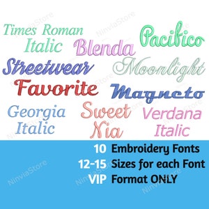 VIP Embroidery Font Bundle, Script Font Monogram Font, Cursive Font VIP, Alphabet Machine Embroidery Design, Calligraphy Font for Embroidery