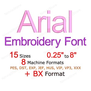 Arial Embroidery Font, pe Font for Embroidery, Small Embroidery font, Arial BX Font, Monogram Alphabet Machine Embroidery Design, Arial Font