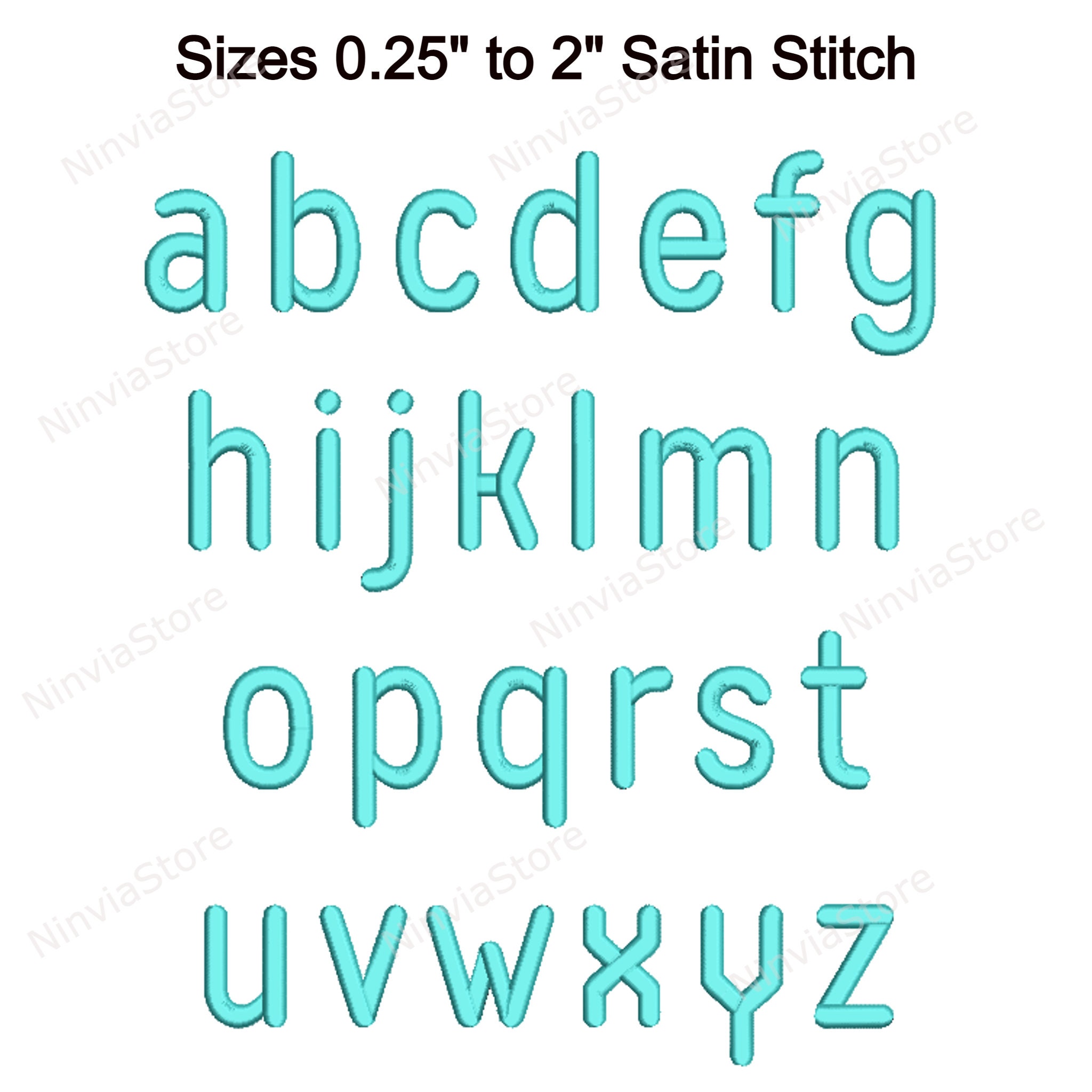 Block Rounded Embroidery Font, Monogram Alphabet Machine Embroidery ...