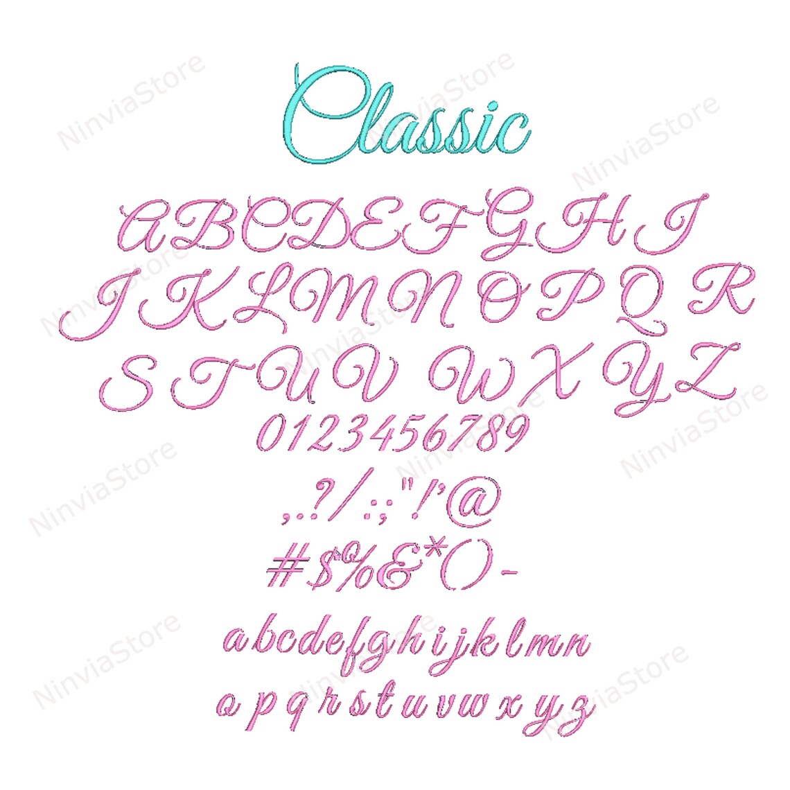 Script Exp Monogram EXP Embroidery Font Bundle, Calligraphy Font for Embroidery, Script ...