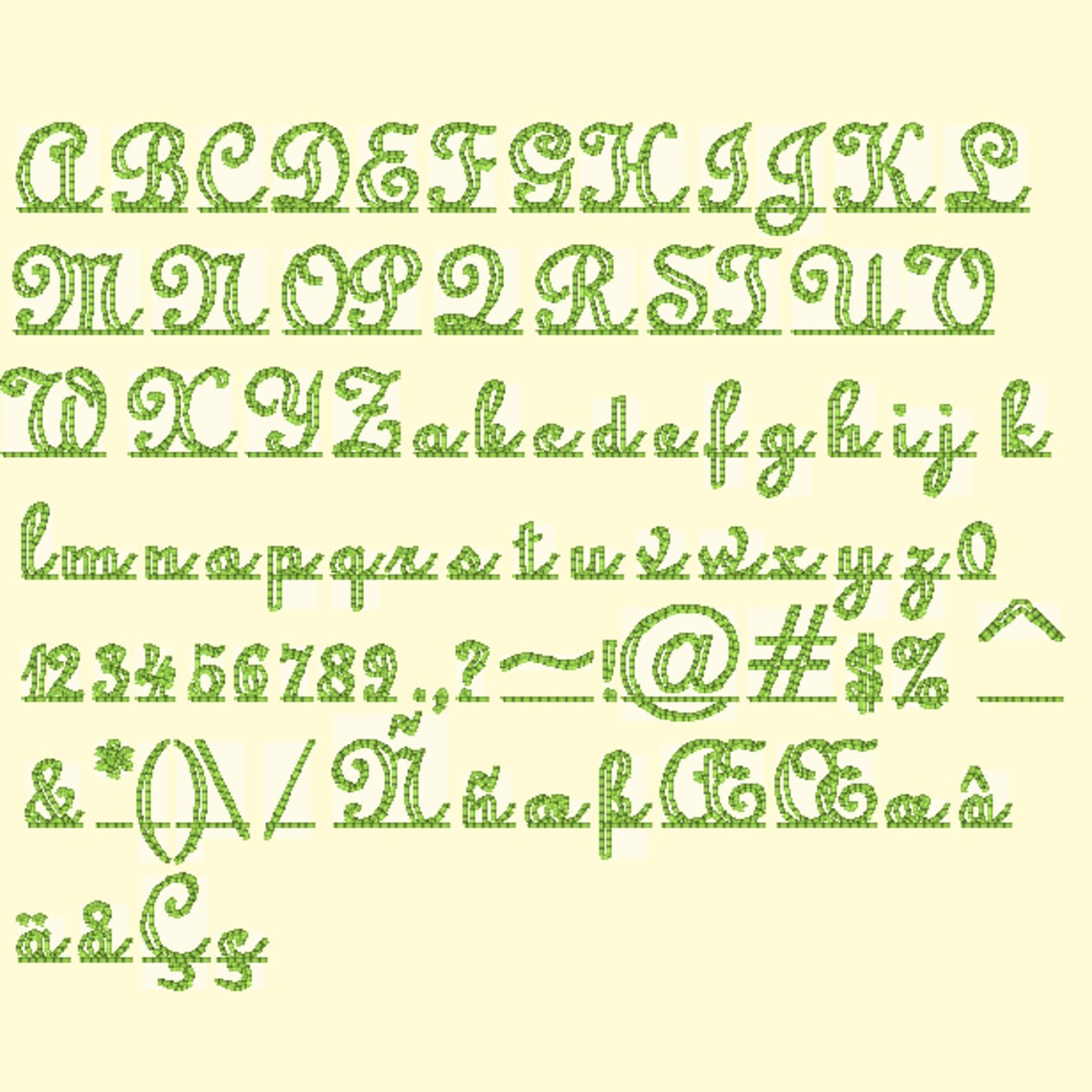 Script Embroidery BX Fonts Bundle 10 BX Fonts for Machine Etsy