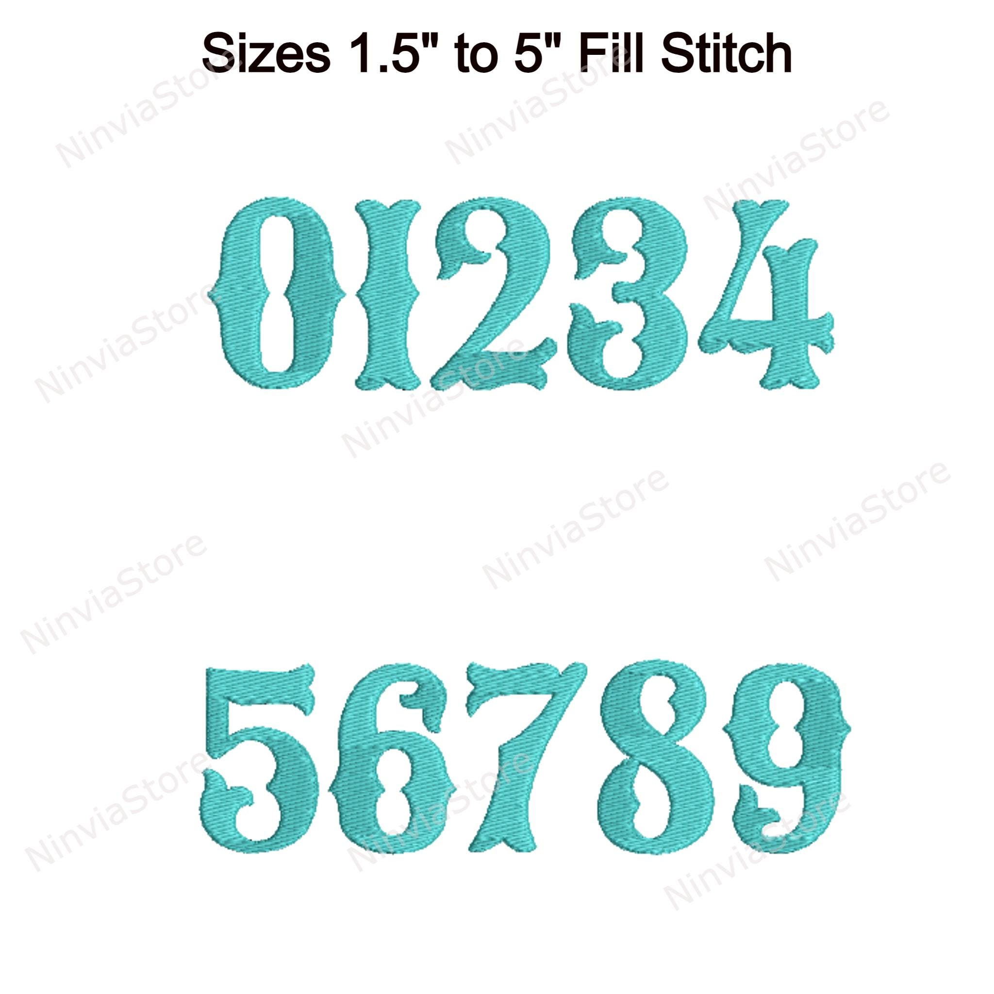 Fishtail Monogram Machine Embroidery Font, BX Font for Embroidery, PES ...