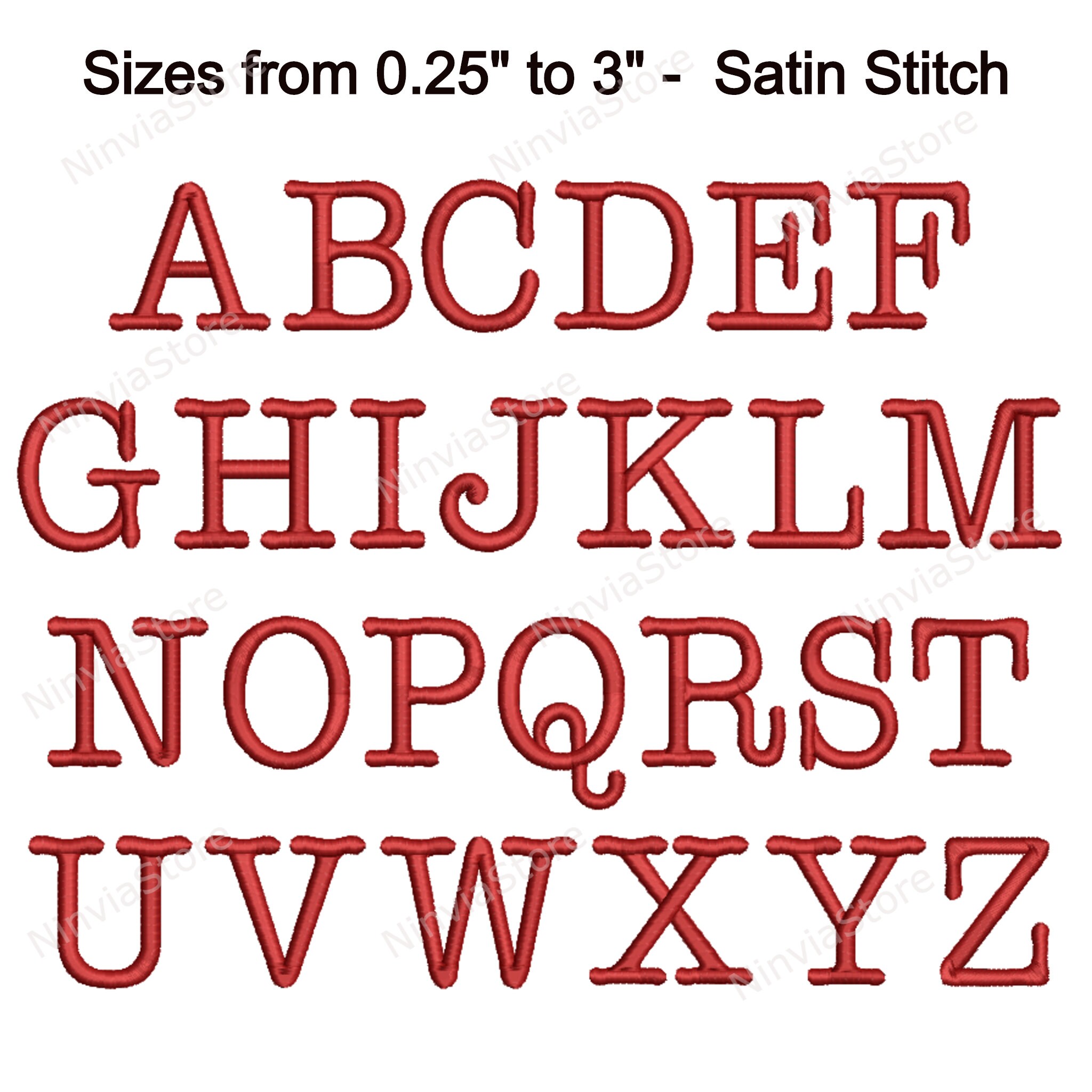 Typewriter Embroidery Font Machine Embroidery Design Etsy Australia