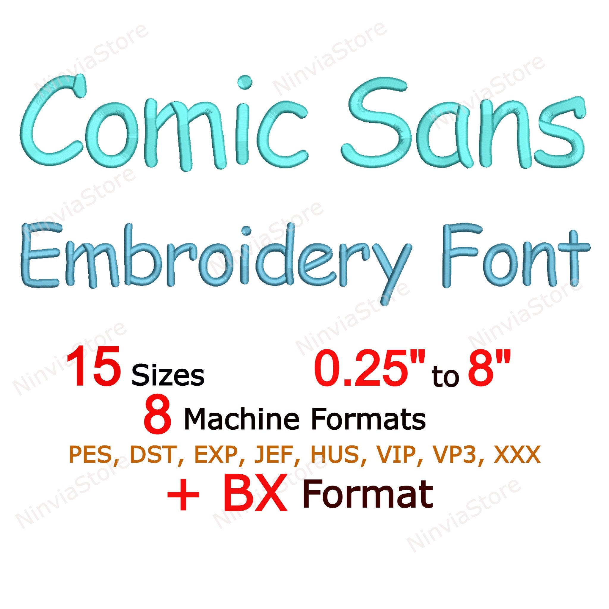 Comic Sans Font Alphabet Sticky Back Vinyl Letters for Crafts 15, 20, 30 or  40mm 