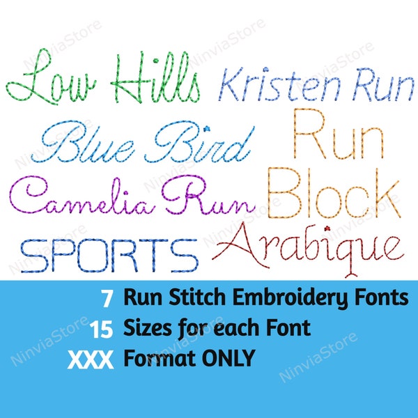 XXX Embroidery Font Bundle, Run Stitch Machine Embroidery Font, Script Cursive XXX Font for Embroidery, Monogram Alphabet Embroidery Design