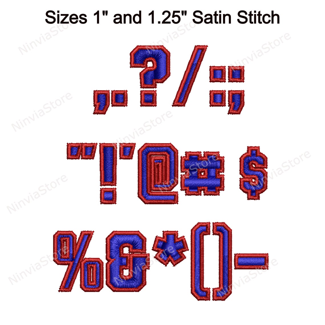 2 Color Varsity Embroidery Font BX Font Alphabet Machine Etsy