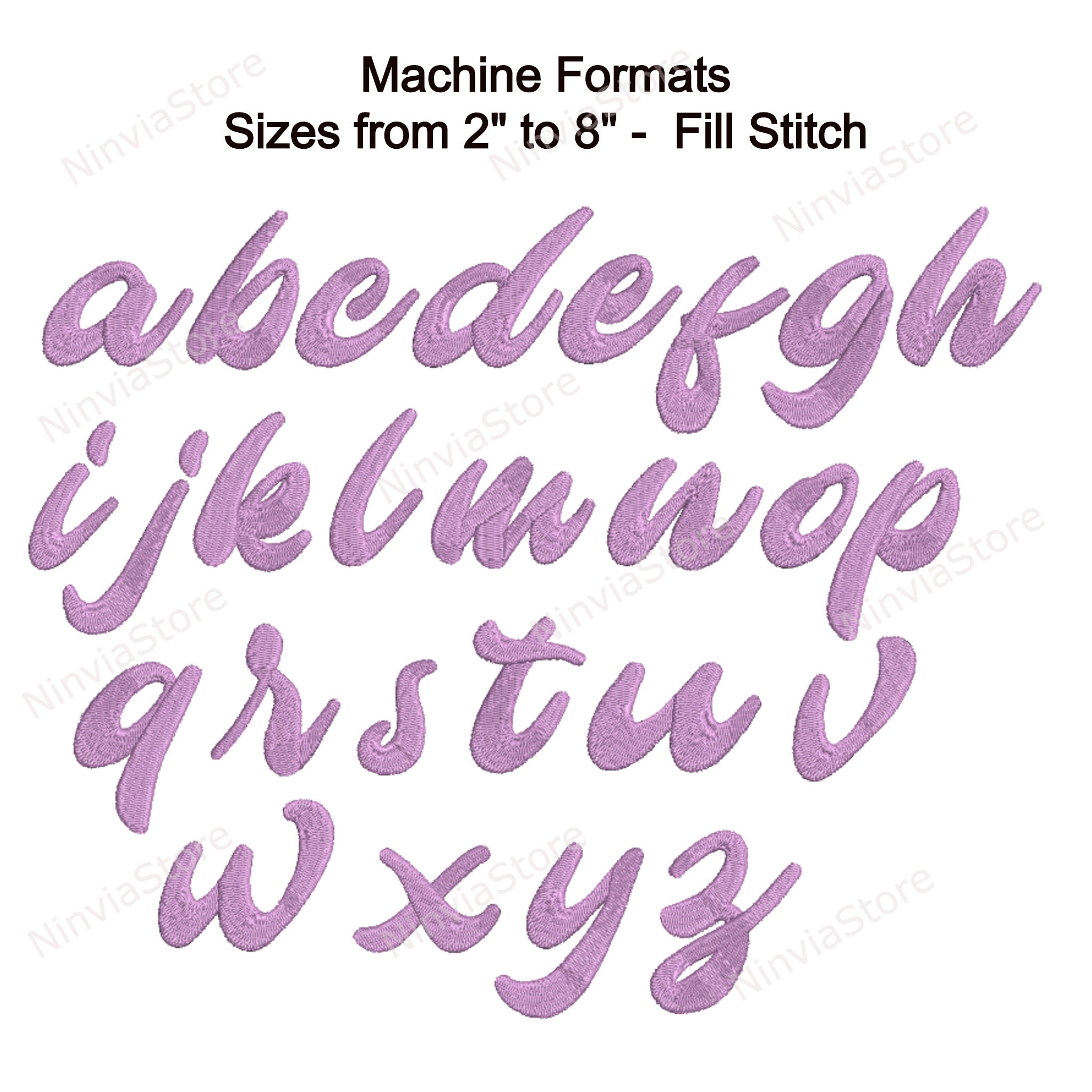 Machine Embroidery Font BX Font for Embroidery PES Etsy UK