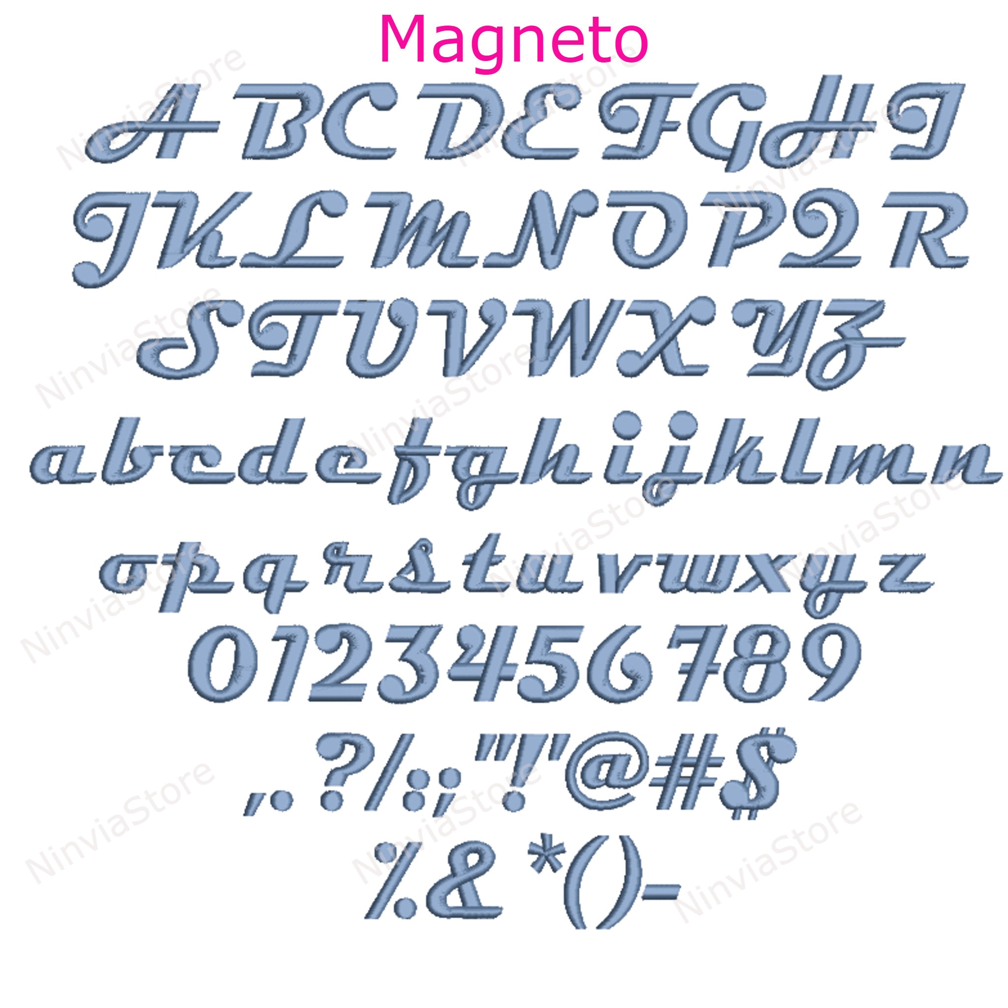 PES Script Embroidery Font Bundle, Machine Embroidery Font Pe Monogram ...