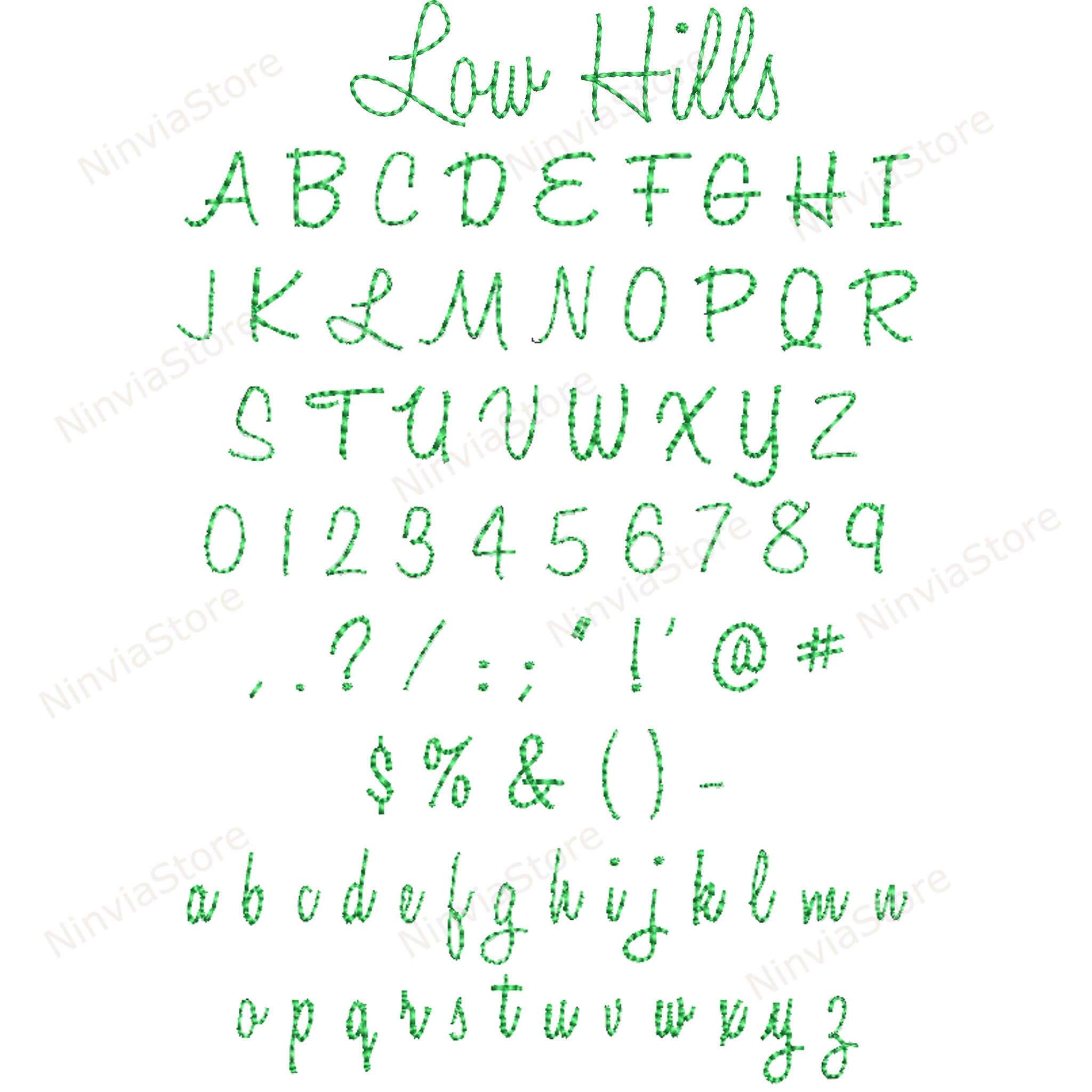 Script Exp Monogram EXP Embroidery Font Bundle, Run Stitch Machine Embroidery Font ...