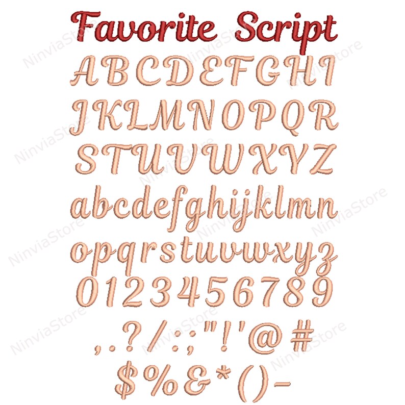 PES Script Embroidery Font Bundle, Machine Embroidery Font Pe Monogram ...