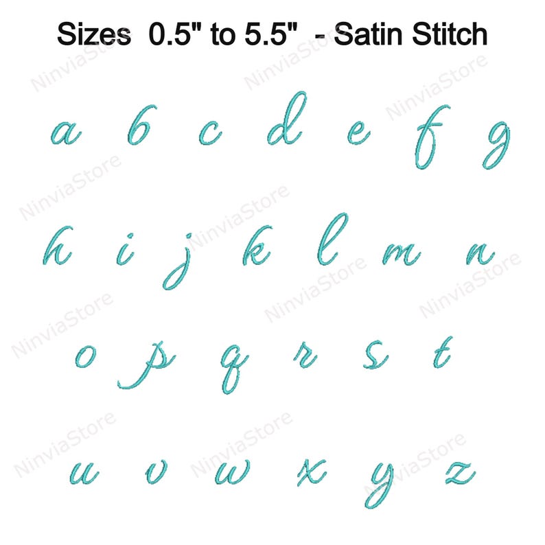 First Snow Script Font Snowfall Script Embroidery Font - Monogram Cursive Font BX PES ...
