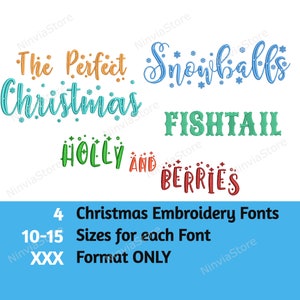 Christmas XXX Embroidery Font Bundle, Holiday Font XXX, Machine Embroidery xxx Font, Alphabet Embroidery Design, XXX font for Embroidery