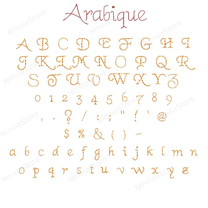 PES Embroidery Font Bundle, Run Stitch Machine Embroidery Font Pe ...