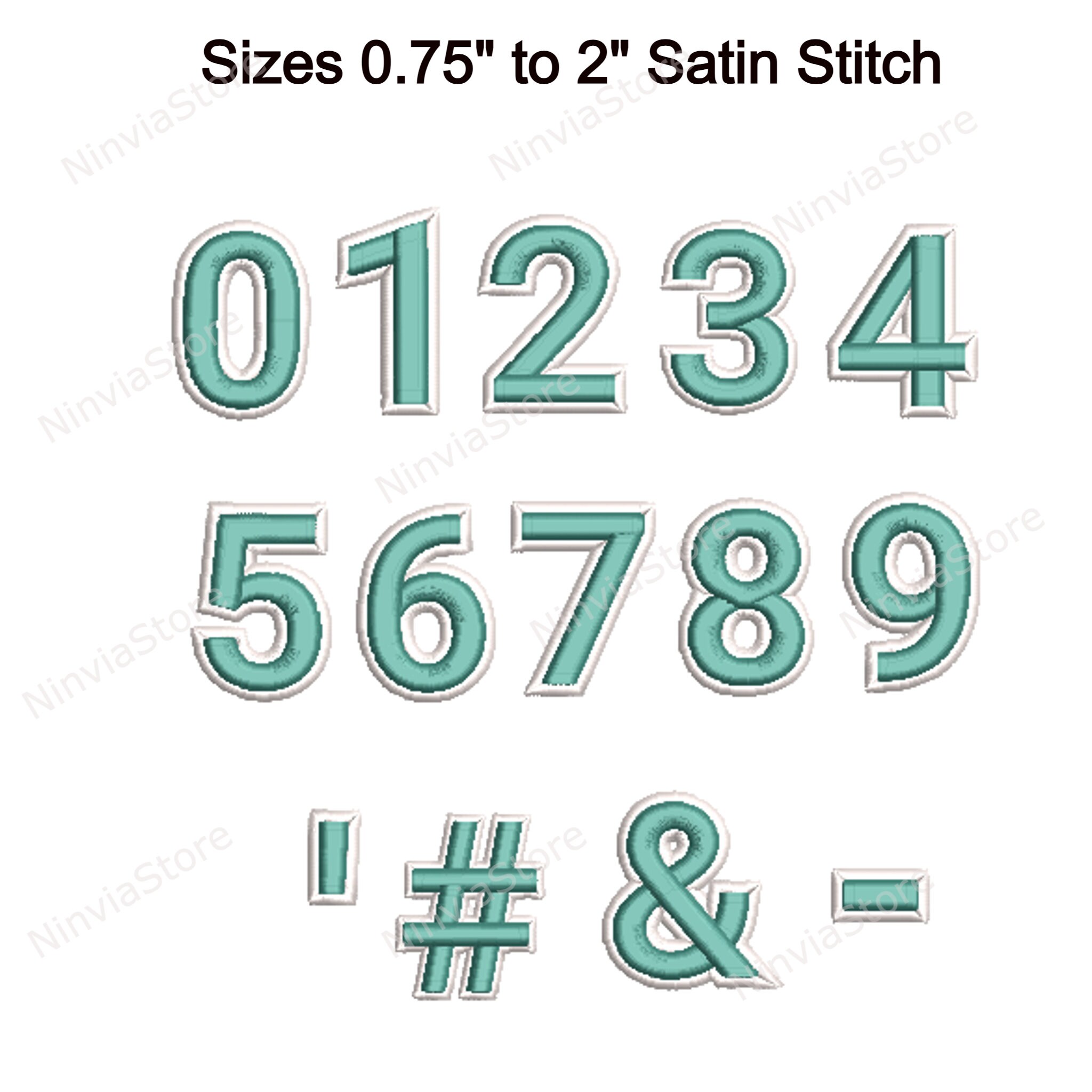 2 Colorblock Letters 3D Foam 2 Color Block Embroidery Font, 3D Puff Foam Block BX Font ...