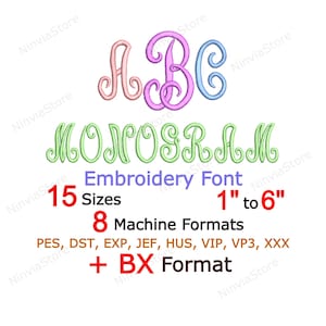 Script Monogram Embroidery Font, BX Font, Cursive Monogram Alphabet Embroidery Design, Calligraphy Monogram font, Machine Embroidery pe font