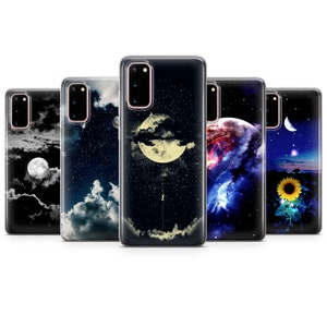 Moon and Stars Phone Case Space Cover Fit for iPhone 14 Pro - Etsy