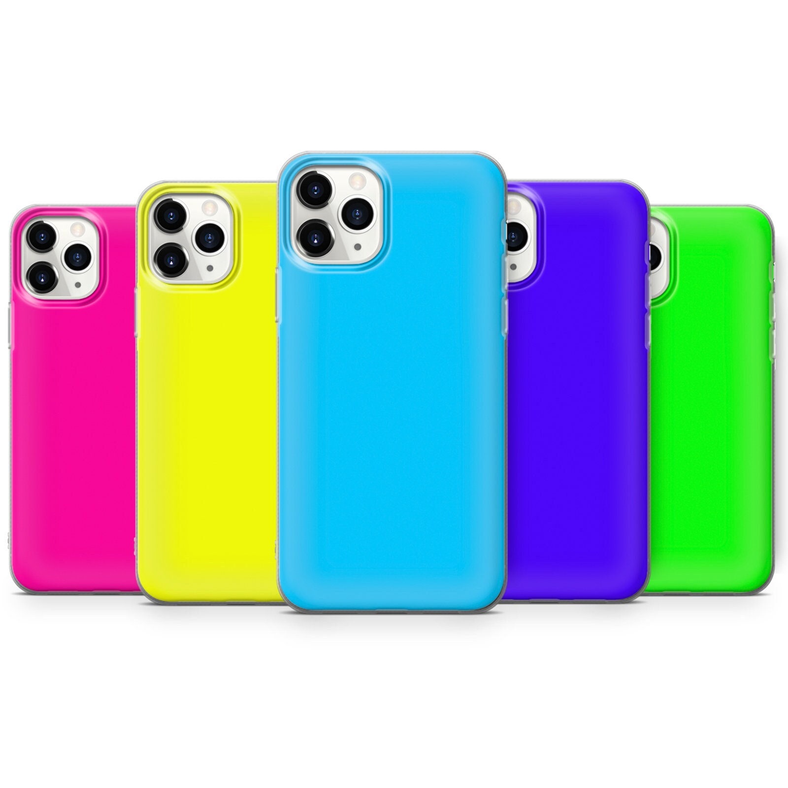 Neon Color Background Chanel iPhone 14 Pro Case