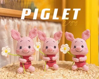 手作りかぎ針編みのくまのプーさんのキーホルダー - Etsy 日本