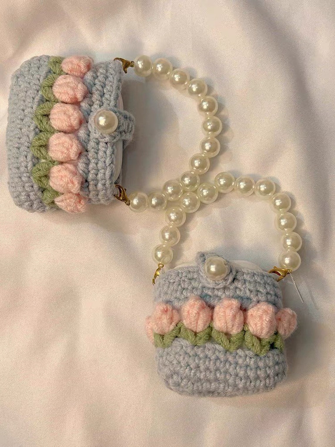 Handmade Crochet Airpods Case/airpods Pro Case Crochet Flowers Etsy