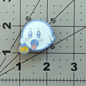 Kirby / Boo Halloween Enamel Pin image 5