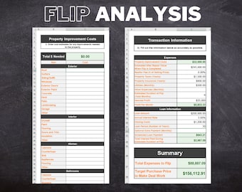 House Flipping Calculator And Ebook