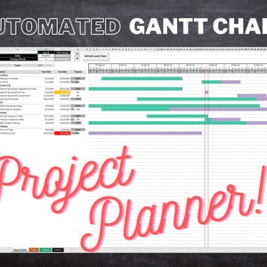Project Planner:  Automated Gantt Chart for Project Management