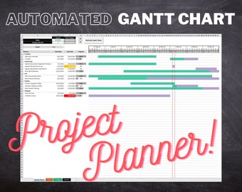 Project Planner:  Automated Gantt Chart for Project Management