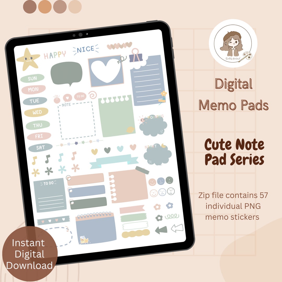 Digital Deco Goodnotes Stickers Cute Weekly Planner Stickers Digital ...