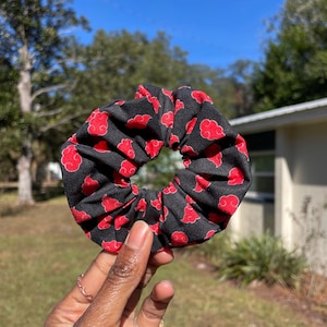 Anime Ninja Scrunchie, Hair Tie, Elastic