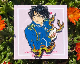 Anime Enamel Pin, Lapel Pin, Manga, Full Metal Pin