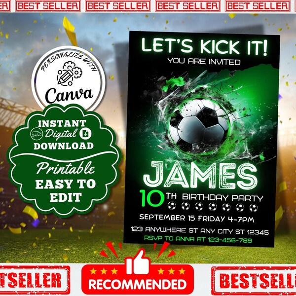 Unicorn Birthday Invitation Colorful Unicorn Party Invite Magical