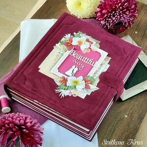 Scrapbook personalized wedding Photo album