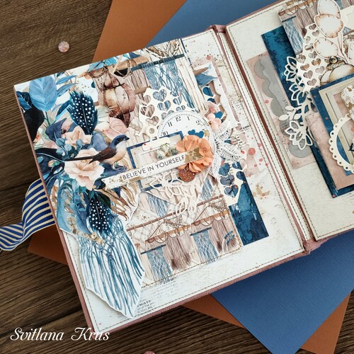 Scrapbook Photo album, personalized shops Valentine's Day album