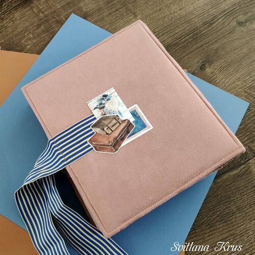 Scrapbook Photo album, personalized shops Valentine's Day album