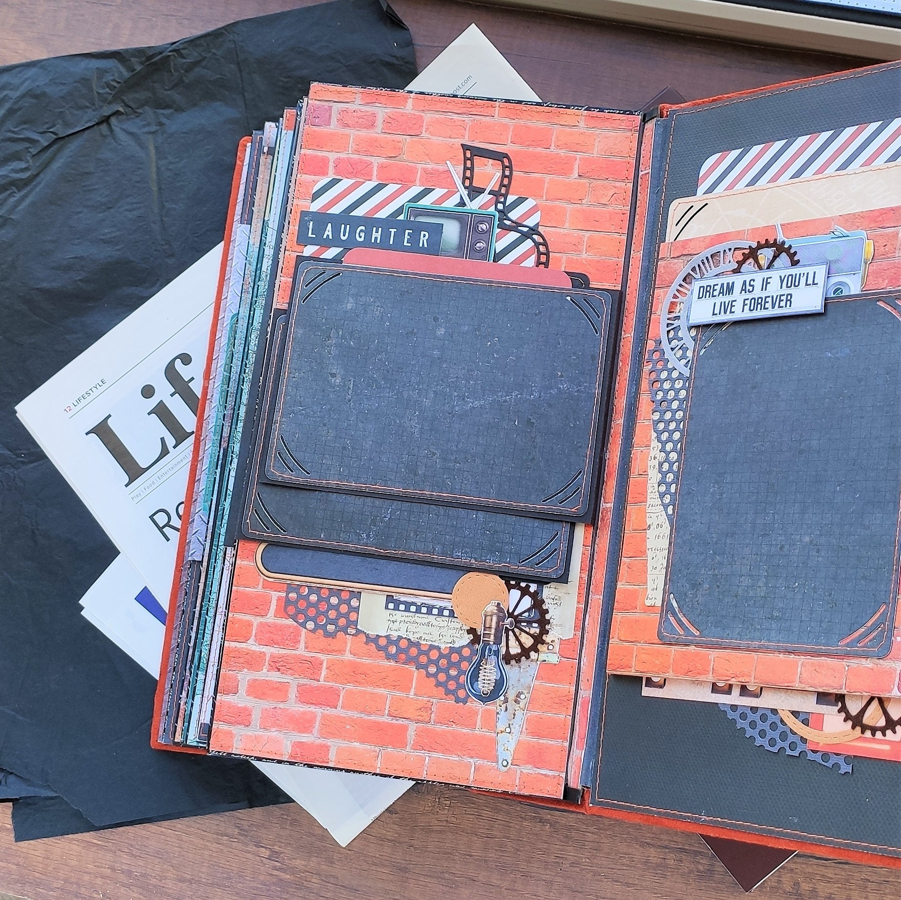 Scrapbook Photo Album, Personalized Men Album free Spirit Etsy UK