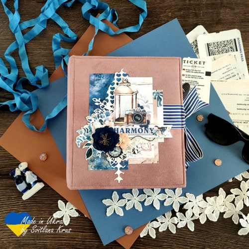 Scrapbook Photo album, personalized shops Valentine's Day album