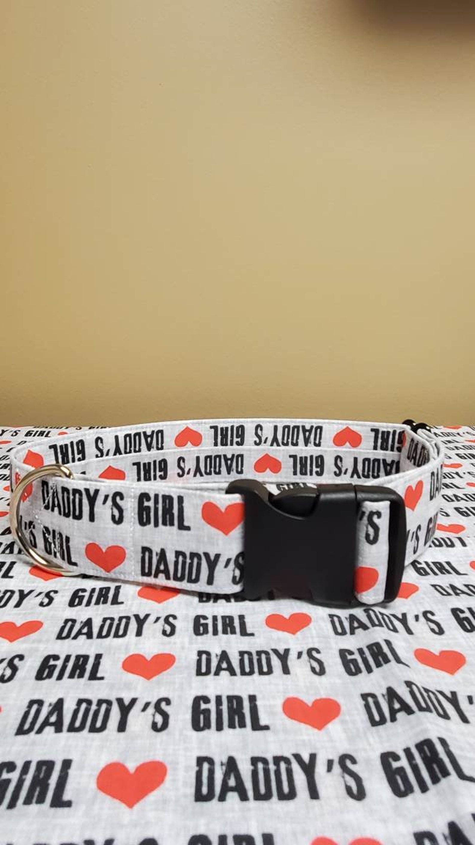 Daddy's Girl Dog Collar Etsy