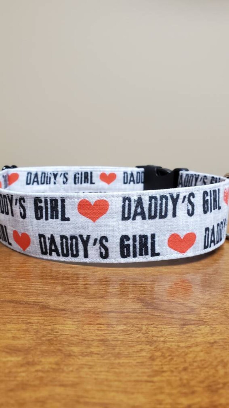 Daddy's Girl Dog Collar Etsy