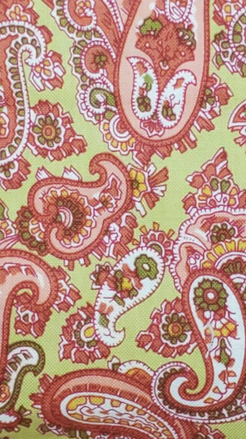 Pink Paisley on Green Dog Collar Etsy