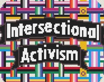 Intersectional Activism Cross Stitch Pattern PDF instant download