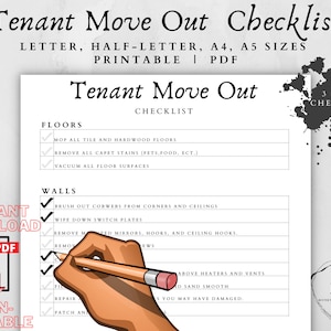 Verhuischecklist-Verhuislijst-Huurhuis-Huurchecklist-Huurwoning-Huurgids-Checklist om te verhuizen-Schoonmaakplanner-Schoonmaaklijst
