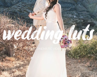 Cinematic Wedding Video LUTs for Adobe Premiere Pro, FCPX, DaVinci Resolve - 12 Styles