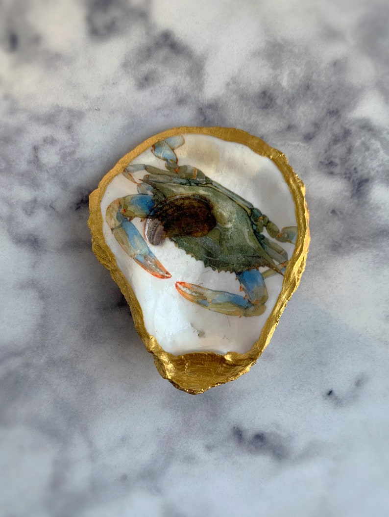 Custom Oyster Ring Dish Northern Neck Personal Photo Mothers Day Gift