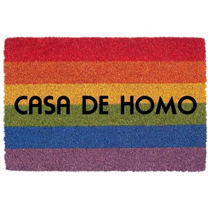 Casa de Homo Funny Doormat, Gay Gifts, Custom Rugs, Gay, Custom Rug, Funny Gay Gifts, Doormat, Gifts For Gay Men, LGBT Gifts, Welcome Mat